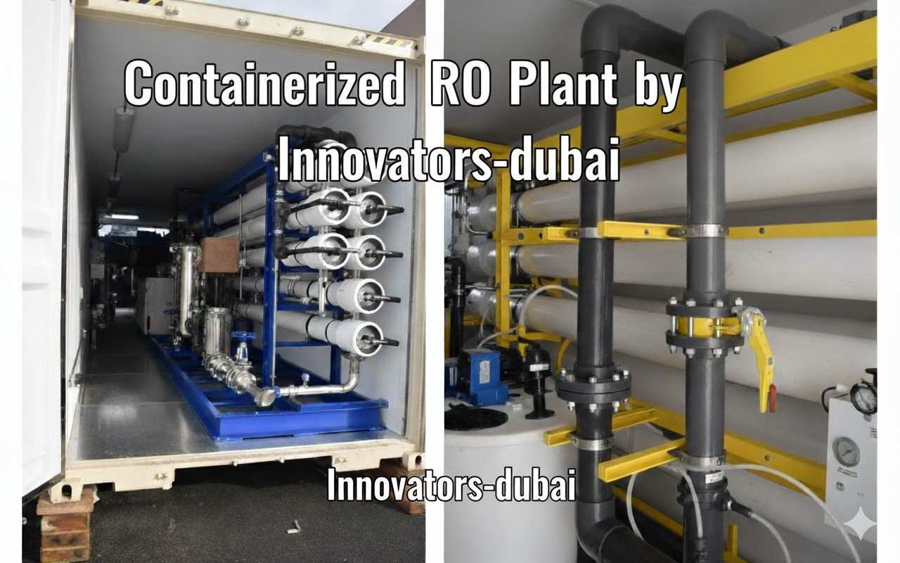 Containerized RO Plant delivery and installation Abu Dhabi