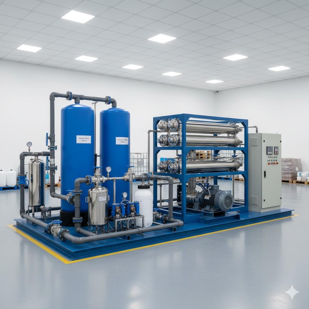 Industrial brackish RO plant maintenance in Sharjah