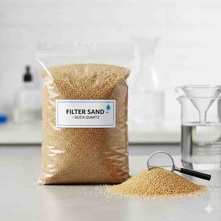 Sand for water treatment